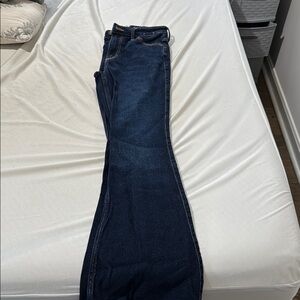 Abercrombie & Fitch High Rise Jeans - Dark Blue